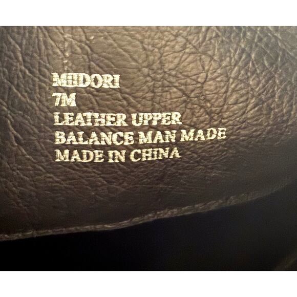 Steve Madden Miidori Tall Boots Womens sz 7 Black Leather Knee High Preppy Punk - Picture 5 of 8